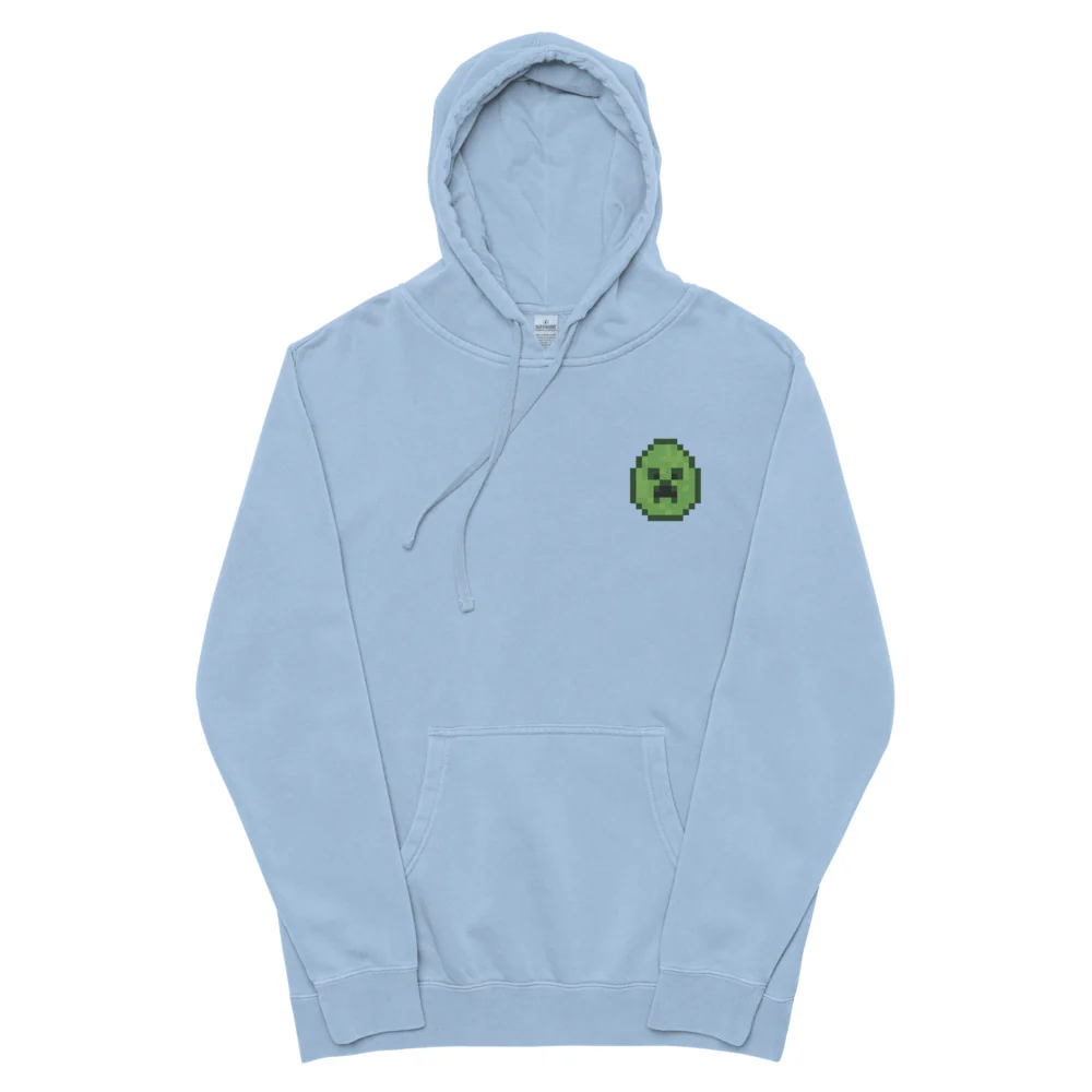 Minecraft Egg Embroidered Adult Hoodie - Image 7