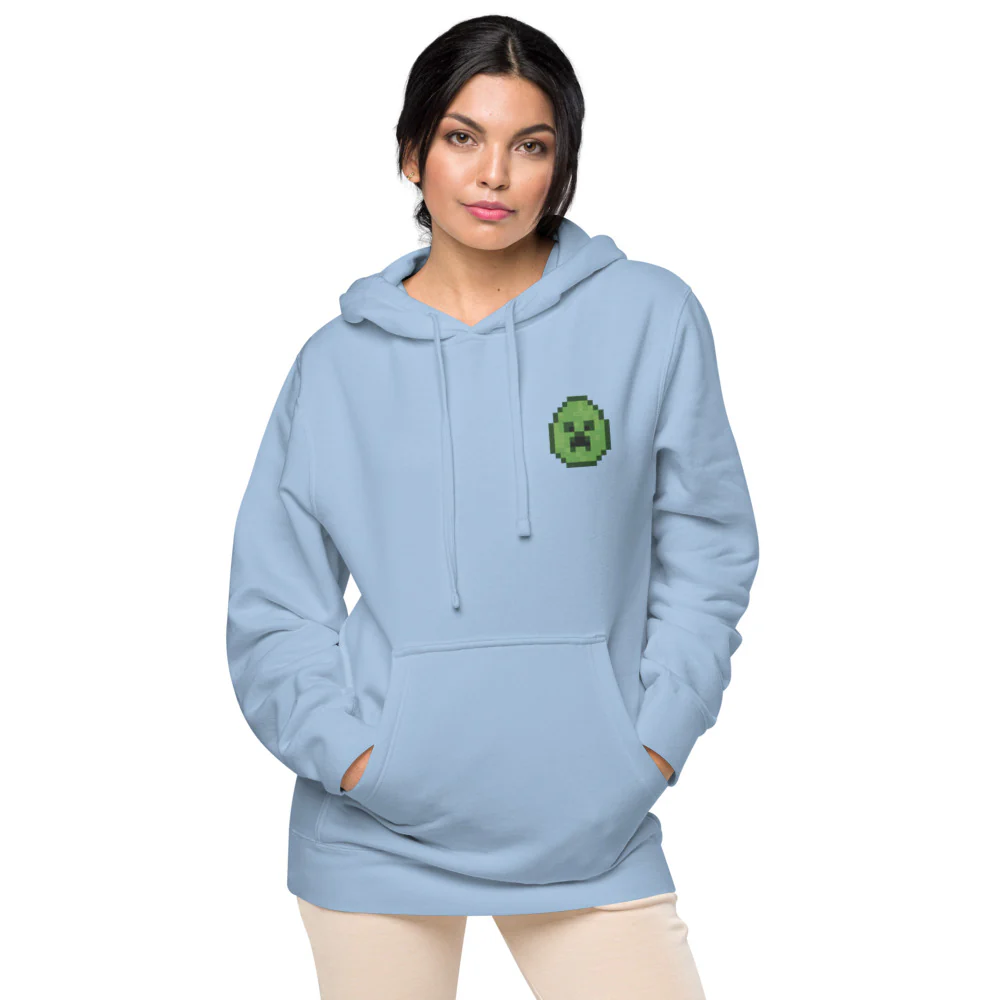 Minecraft Egg Embroidered Adult Hoodie - Image 8