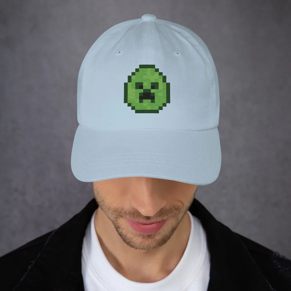 Minecraft Egg Embroidered Classic Dad Hat - Image 7