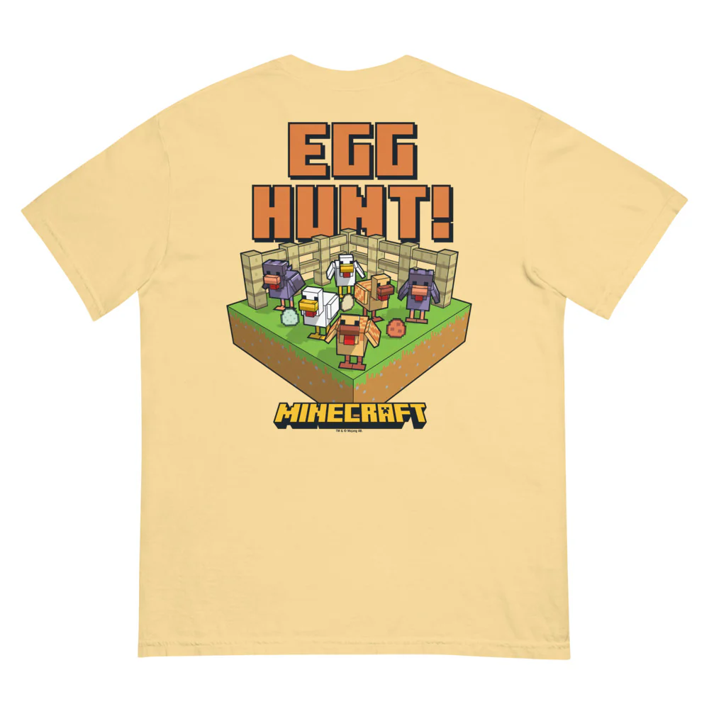 Minecraft Egg Hunt Comfort Colors Adult T-Shirt