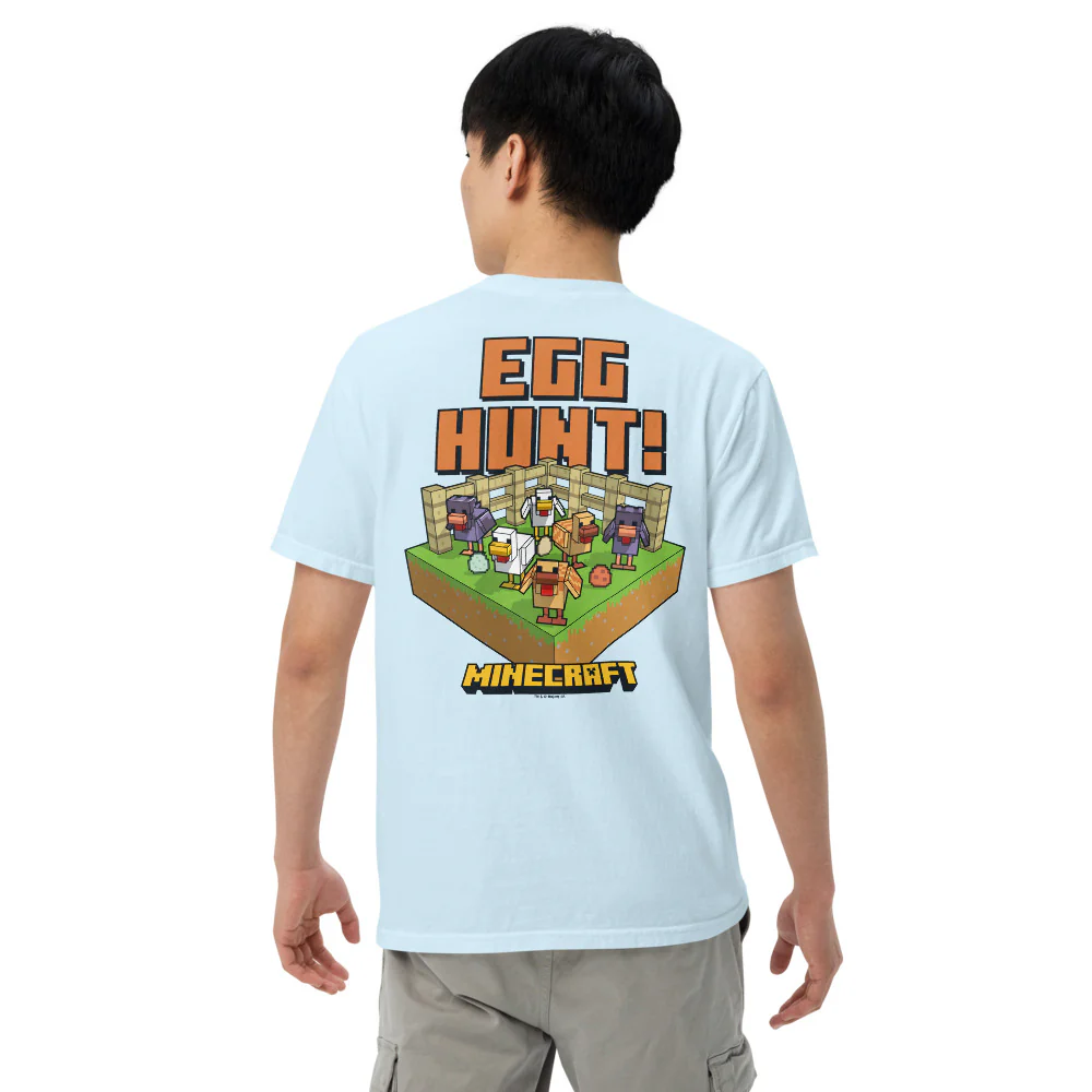 Minecraft Egg Hunt Comfort Colors Adult T-Shirt - Image 16