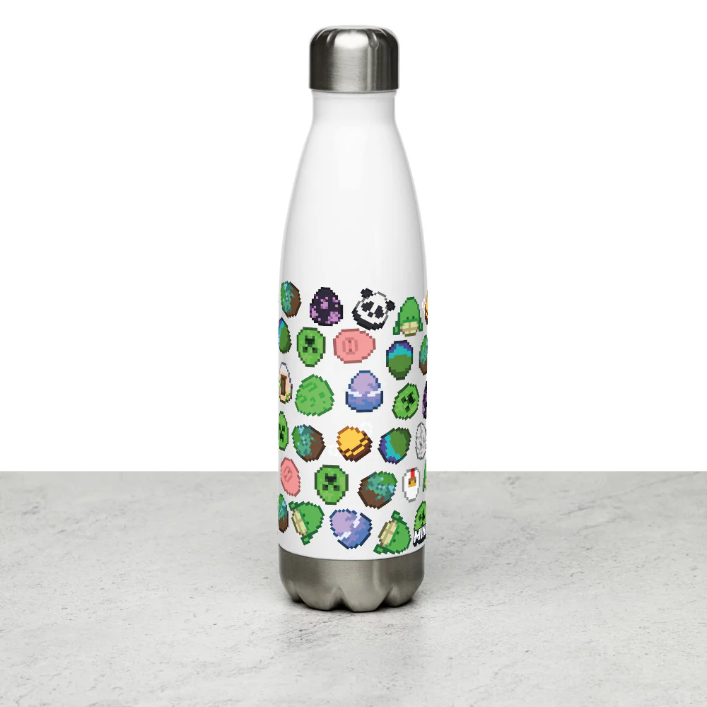 Minecraft Egg Pattern Stainless Steel Water Bottle - Image 9