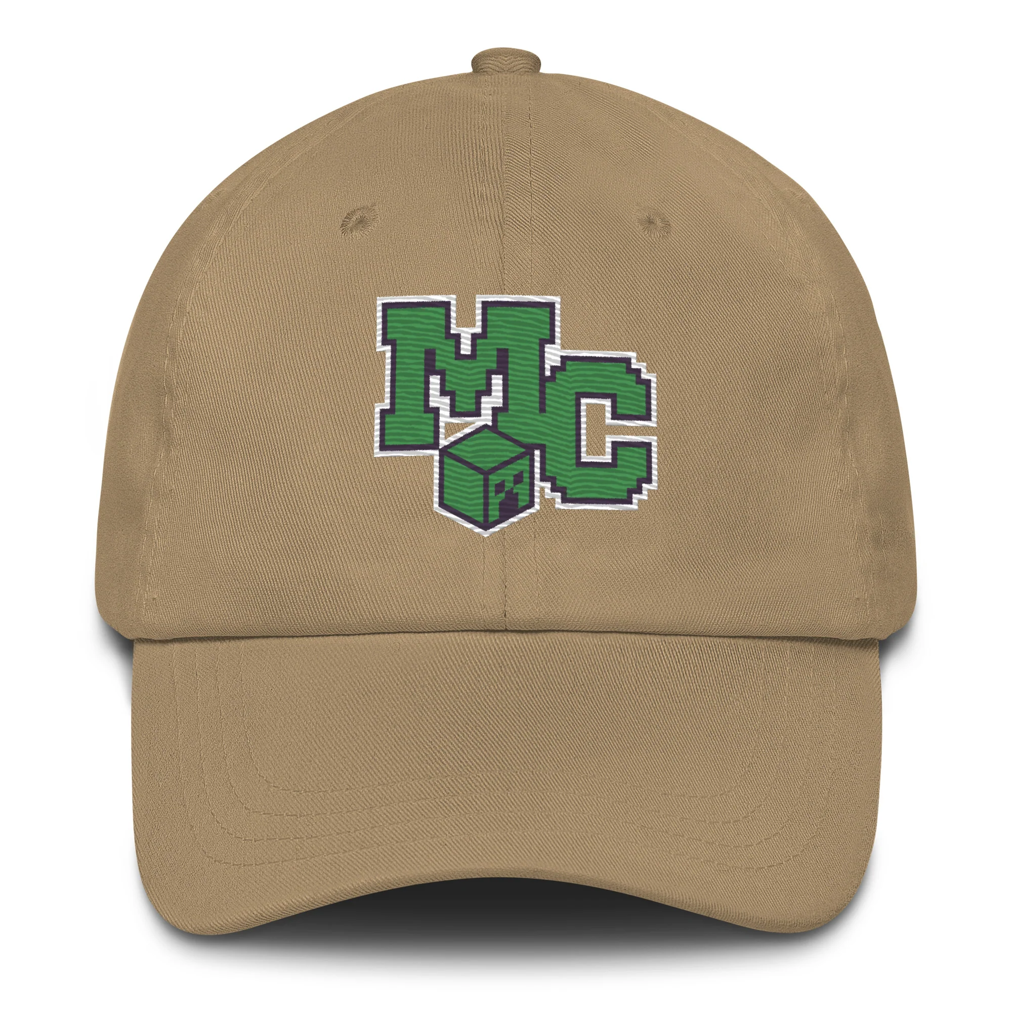 Minecraft Embroidered Dad Hat Pixelated Logo - Image 4