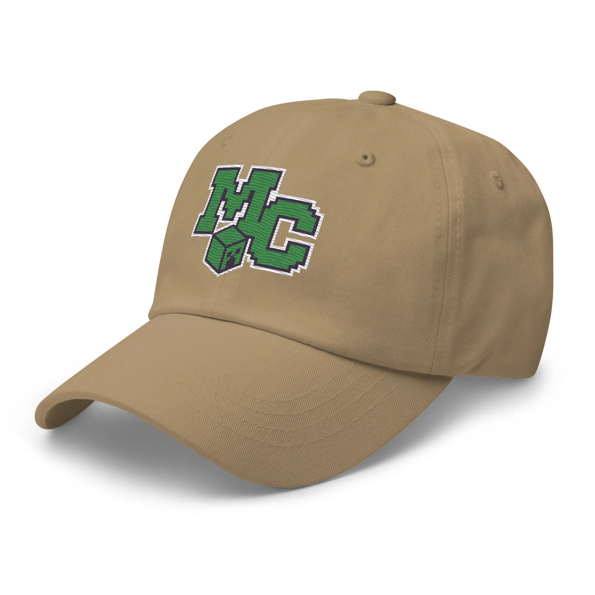 Minecraft Embroidered Dad Hat Pixelated Logo - Image 5