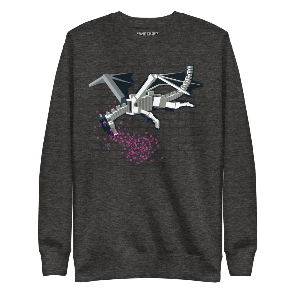 Minecraft Ender Dragon Unisex Crewneck - Image 4