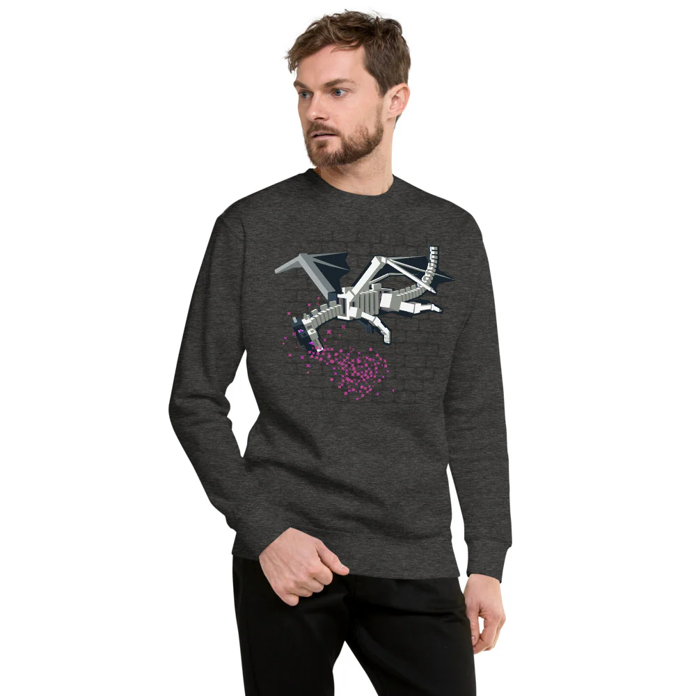 Minecraft Ender Dragon Unisex Crewneck - Image 5