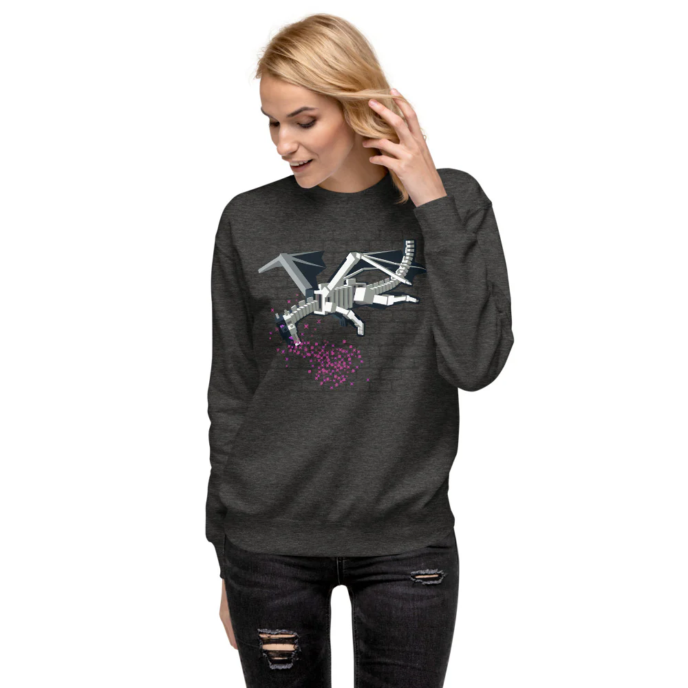 Minecraft Ender Dragon Unisex Crewneck - Image 6