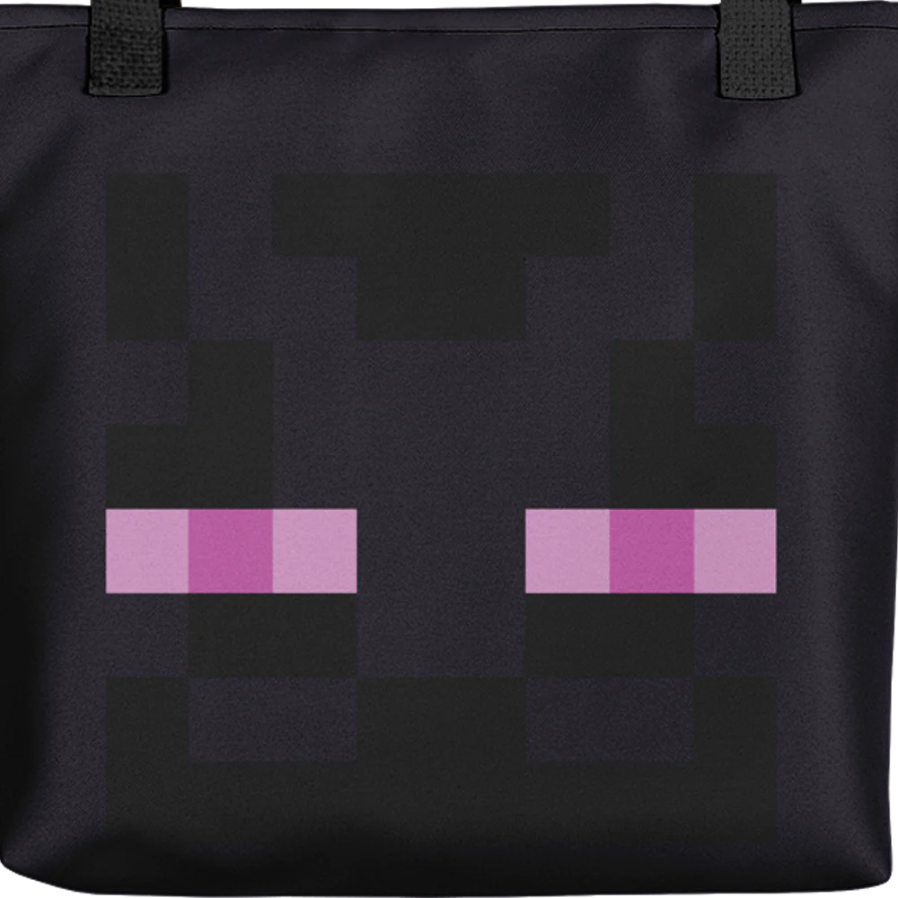 Minecraft Enderman Eyes Premium Tote Bag - Image 3