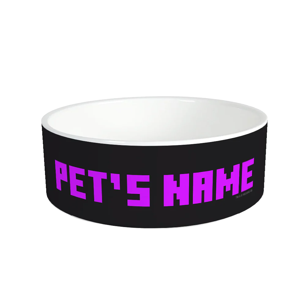 Minecraft Enderman Big Face Personalized Pet Bowl - Image 2