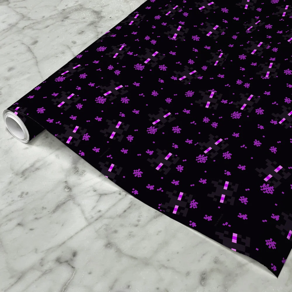 Minecraft Enderman Gift Wrap - Image 3