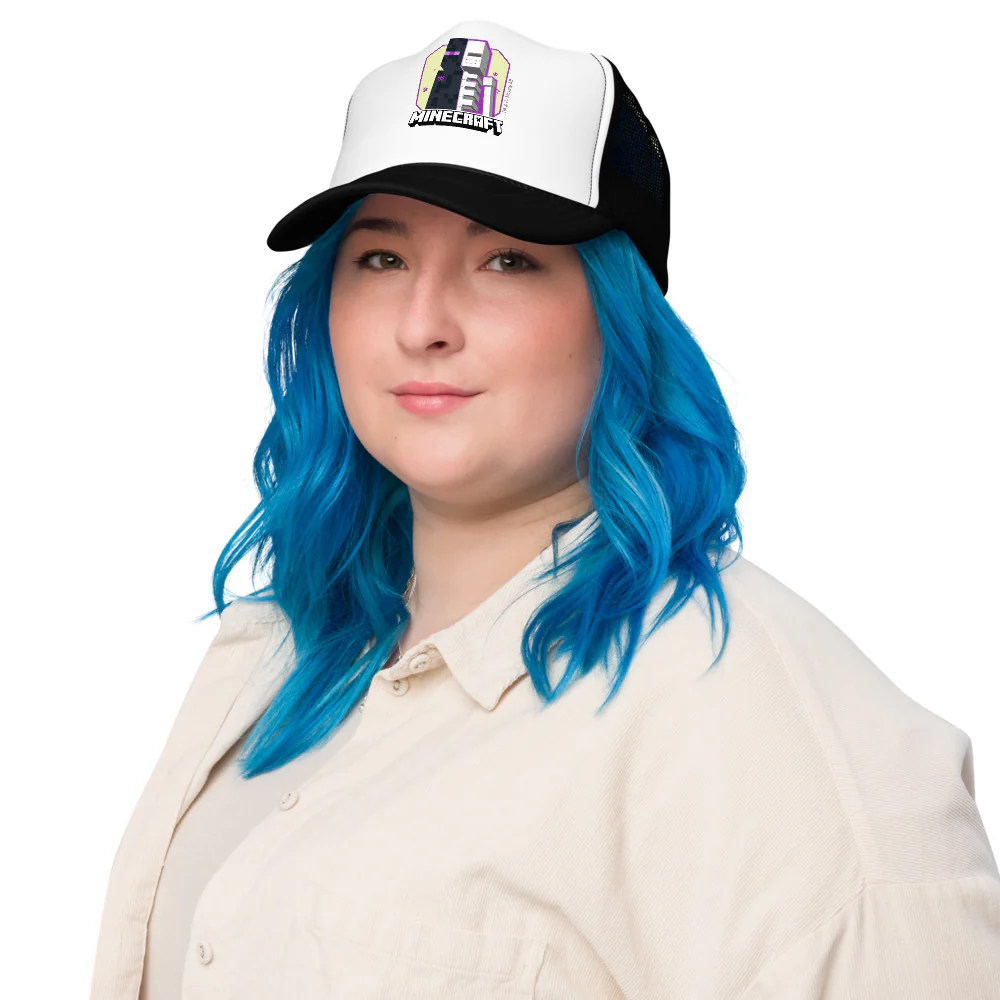 Minecraft Enderman Skeleton Trucker Hat - Image 4