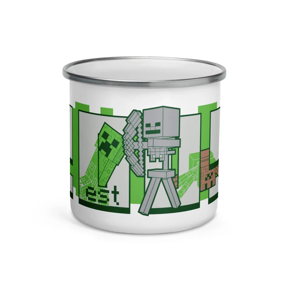 Minecraft Est. 2009 Enamel Mug - Image 2