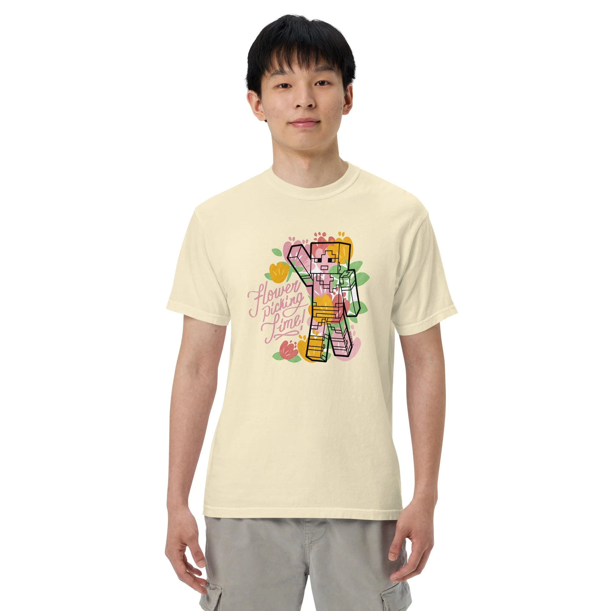 Minecraft Flower Picking Time T-Shirt - Image 3