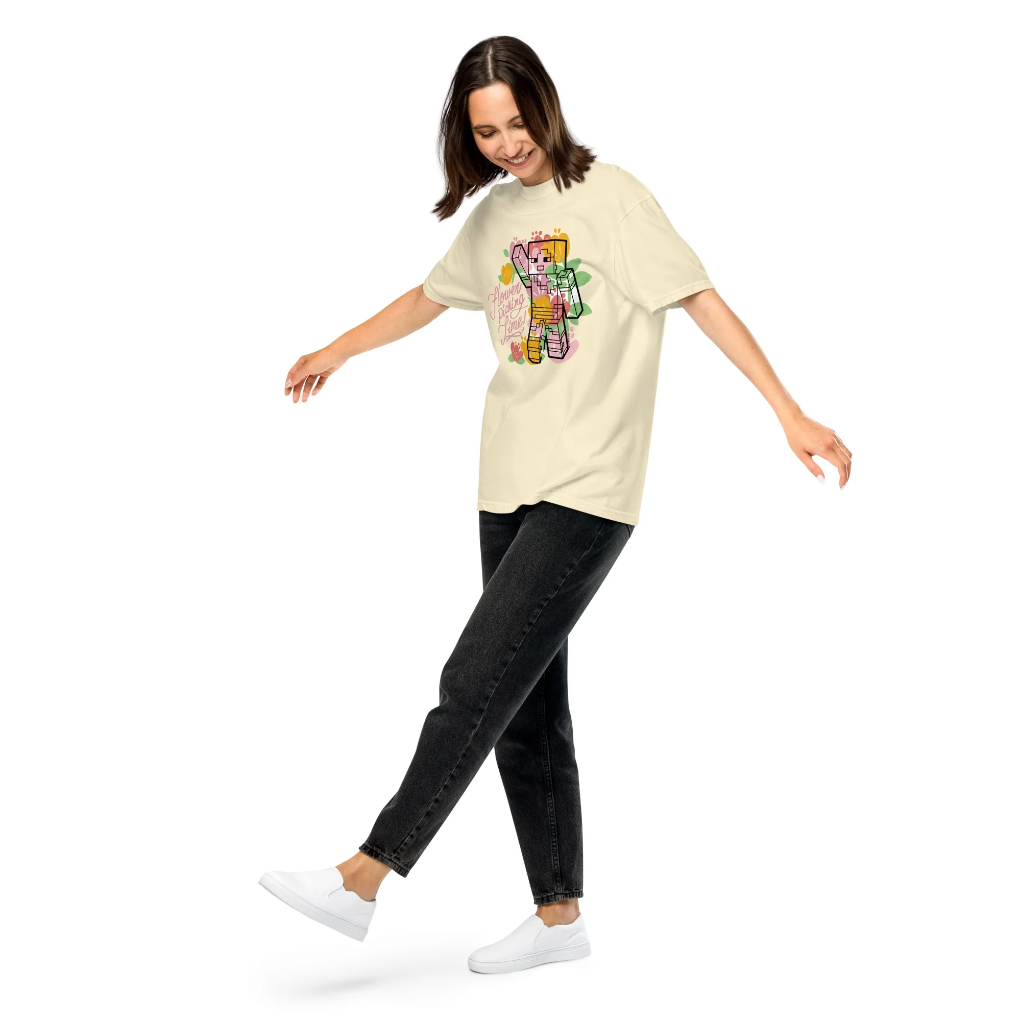 Minecraft Flower Picking Time T-Shirt - Image 4