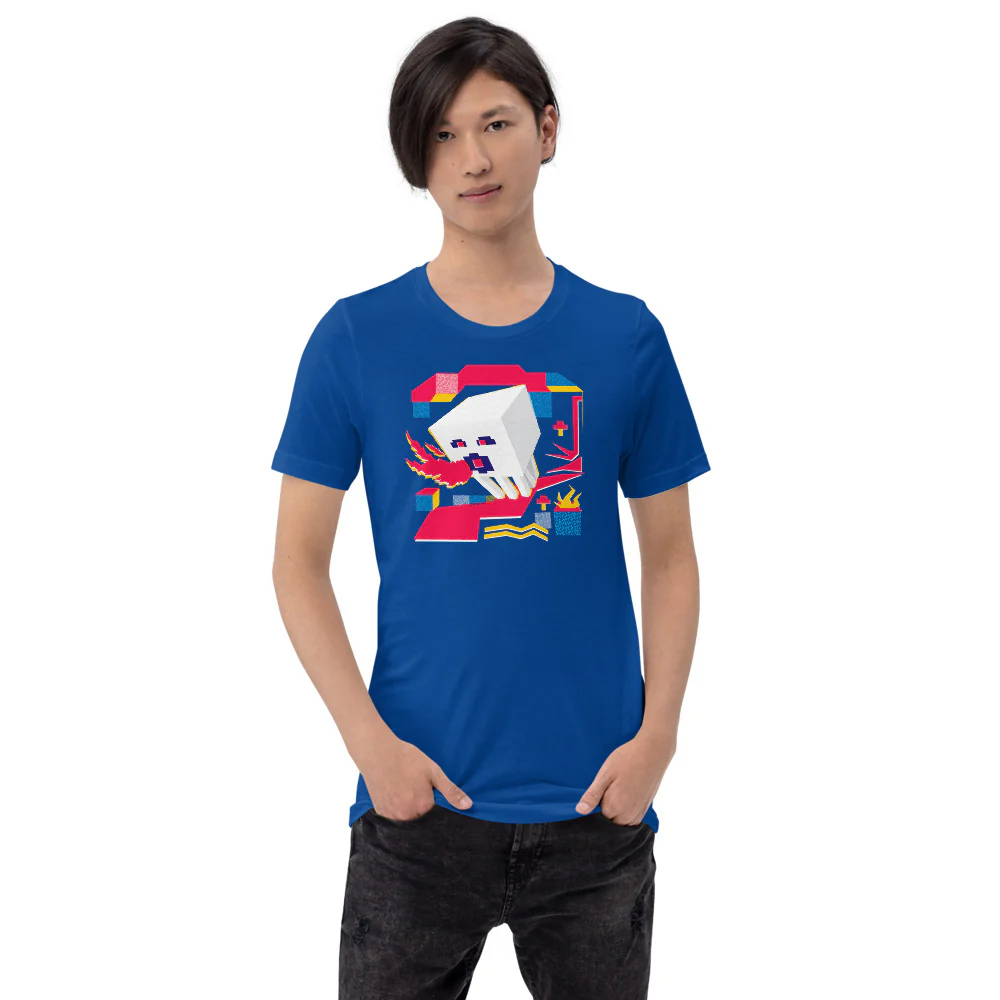 Minecraft Ghast Adult T-Shirt - Image 3