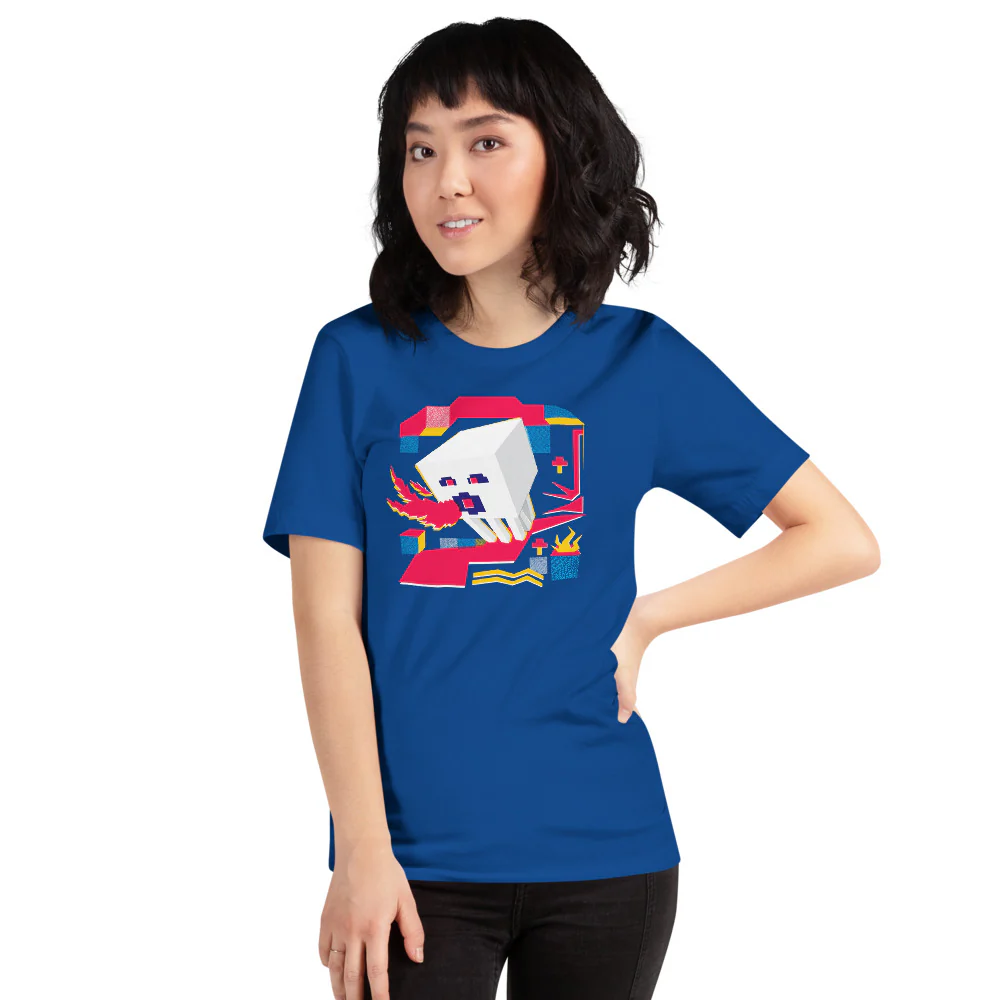Minecraft Ghast Adult T-Shirt - Image 5
