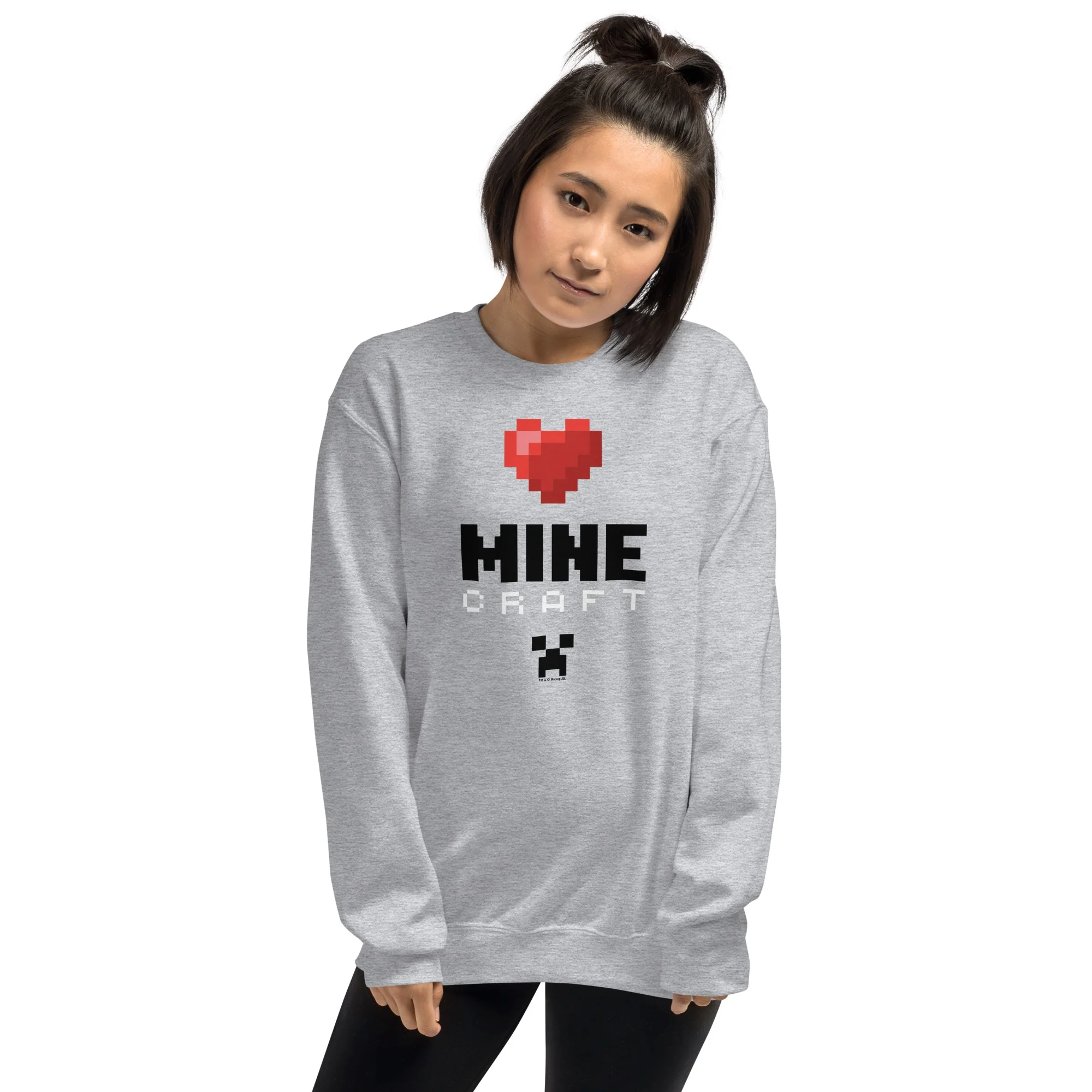 Minecraft Heart Sweatshirt - Image 4