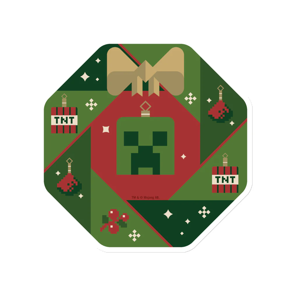 Minecraft Holiday Creeper Die Cut Magnet - Image 7