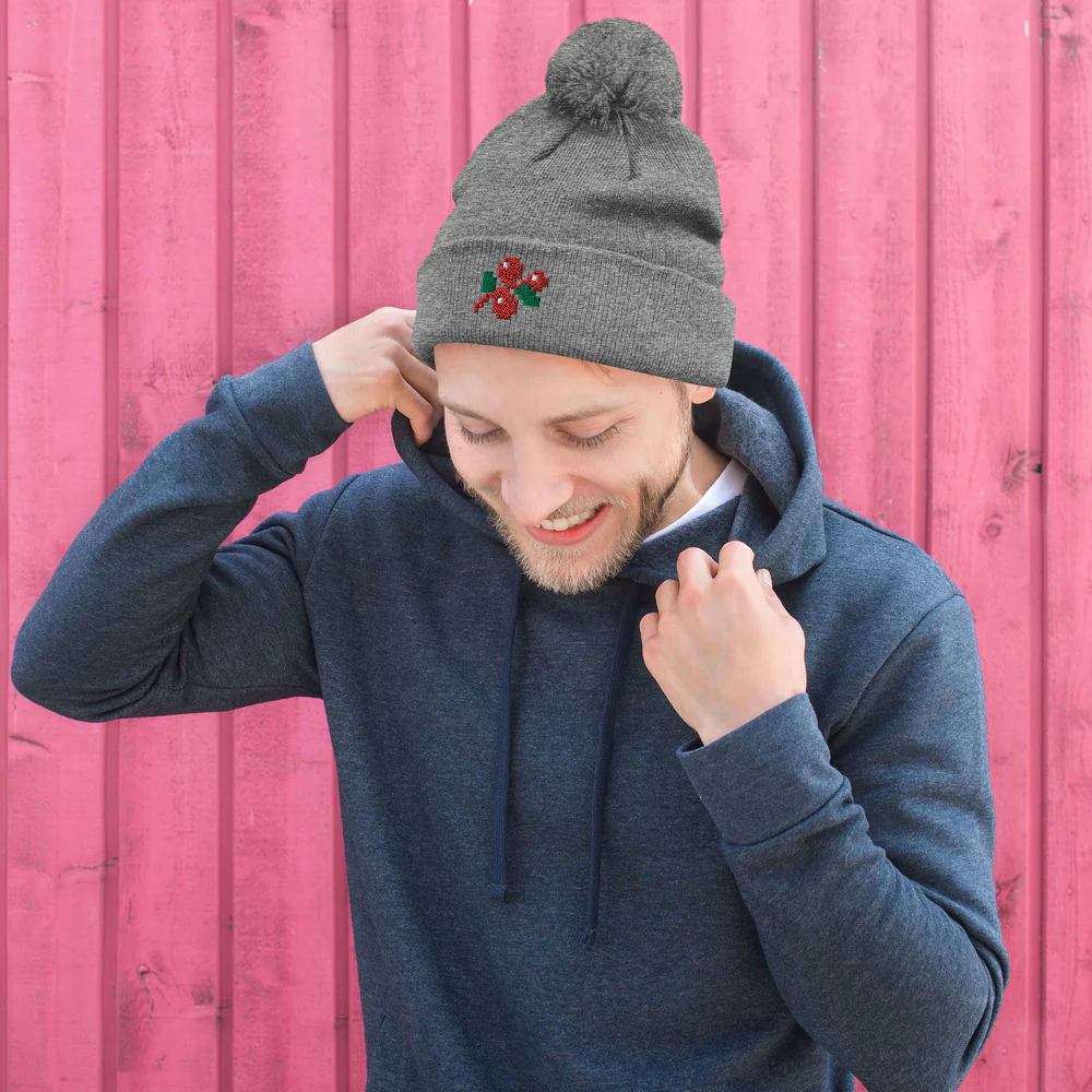 Minecraft Holly Pom Beanie - Image 3