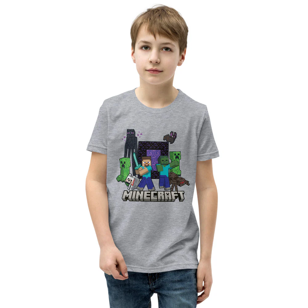 Minecraft Iconic Group Kids T-Shirt - Image 6