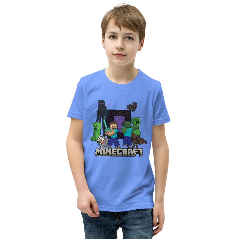 Minecraft Iconic Group Kids T-Shirt - Image 9