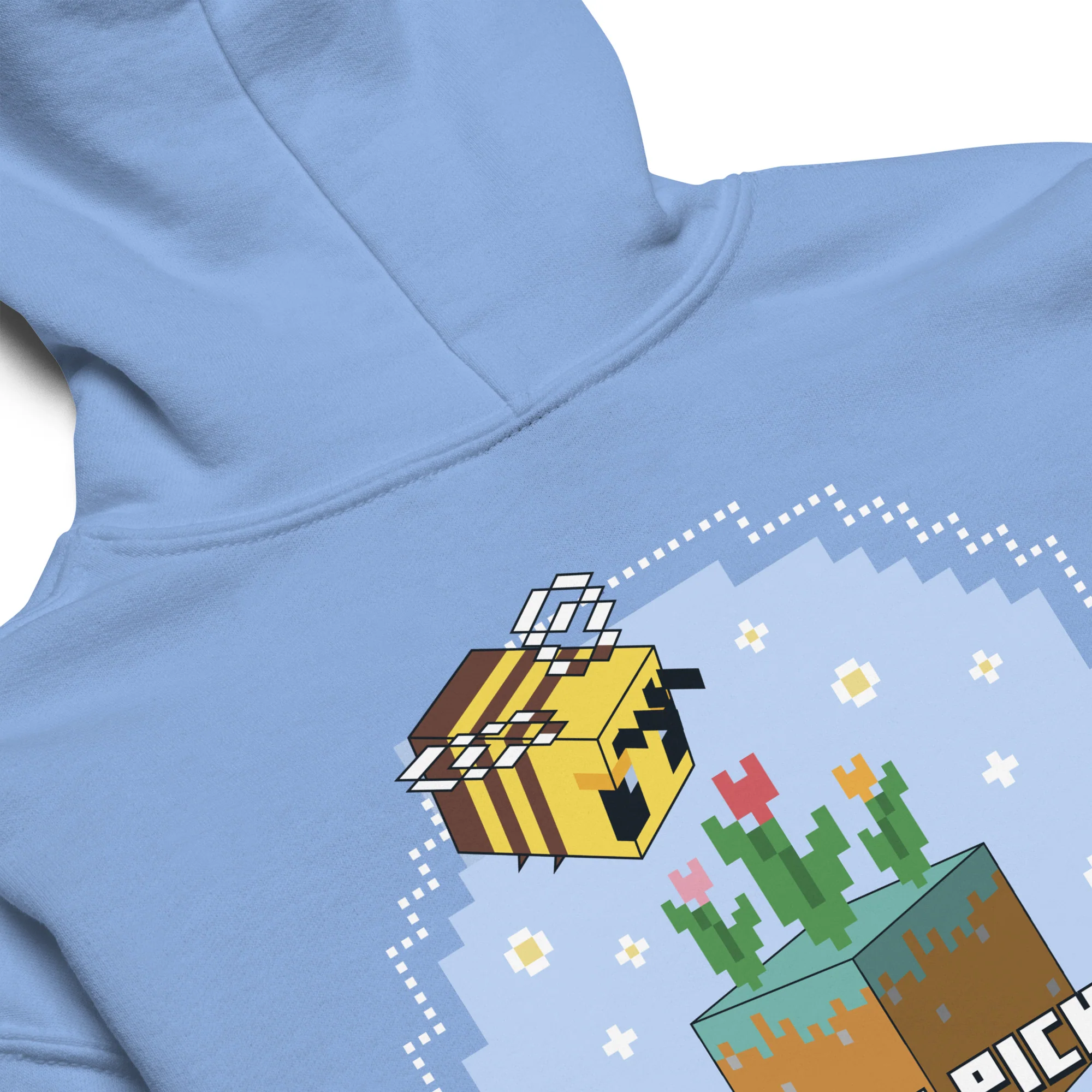 Minecraft Kids Hoodie Flower Picking Time - Image 3