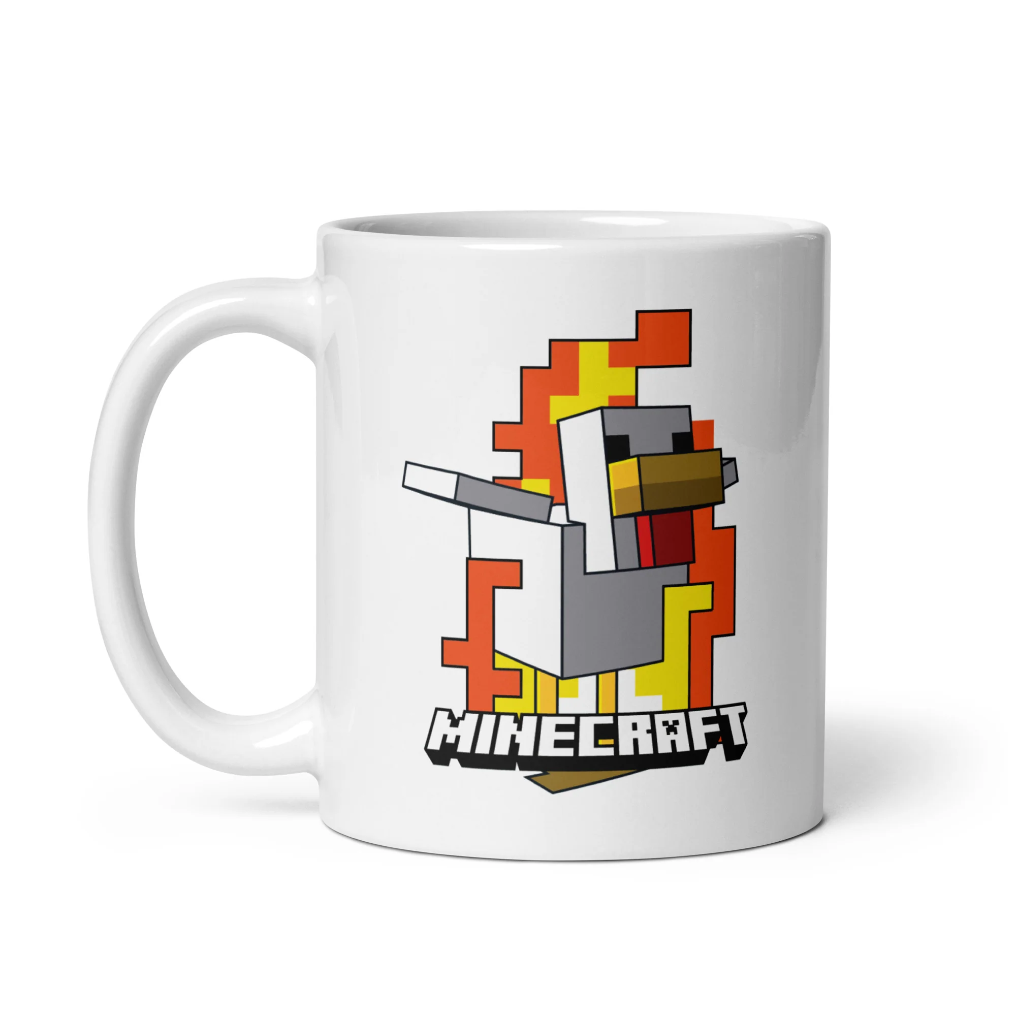 Minecraft Mug Fire Chicken