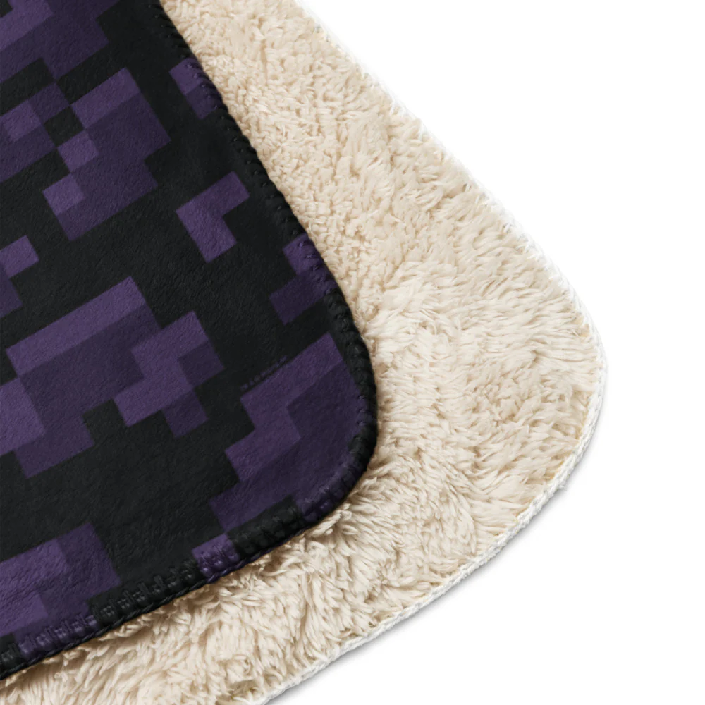 Minecraft Nether Portal Sherpa Blanket - Image 8