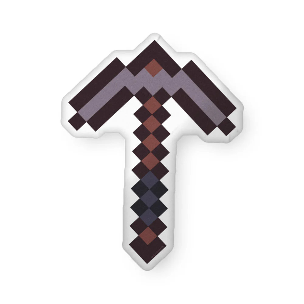 Minecraft Netherite Pickaxe Pillow - Image 3