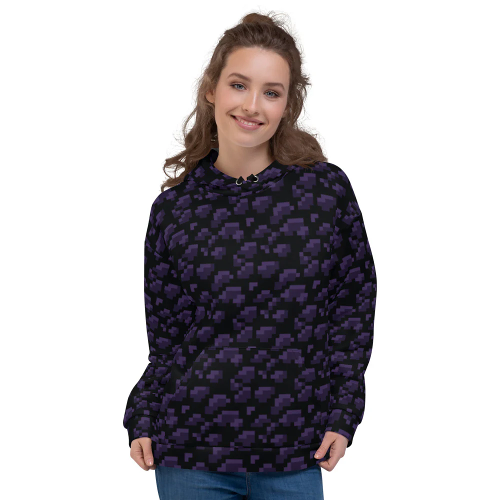 Minecraft Obsidian Hoodie - Image 3