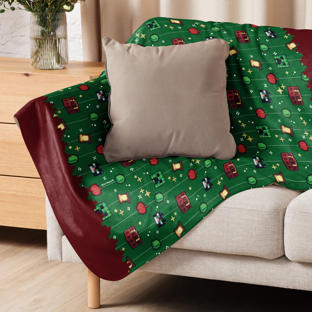 Minecraft Ornament Pattern Blanket - Image 3