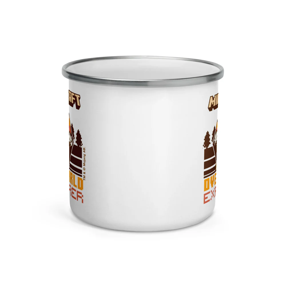 Minecraft Overworld Explorer Enamel Campfire Mug - Image 3