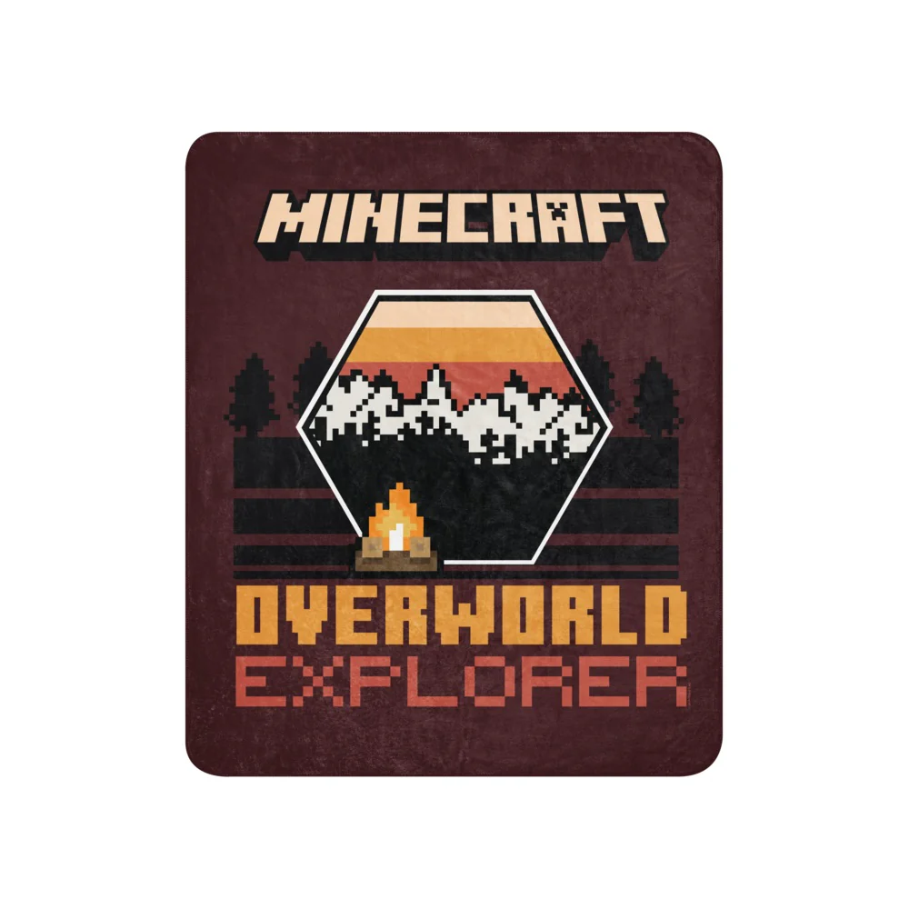 Minecraft Overworld Explorer Sherpa Blanket - Image 11