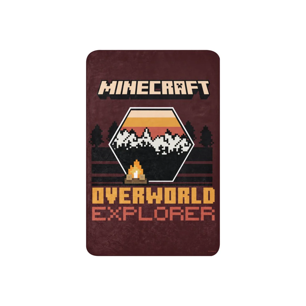 Minecraft Overworld Explorer Sherpa Blanket - Image 6