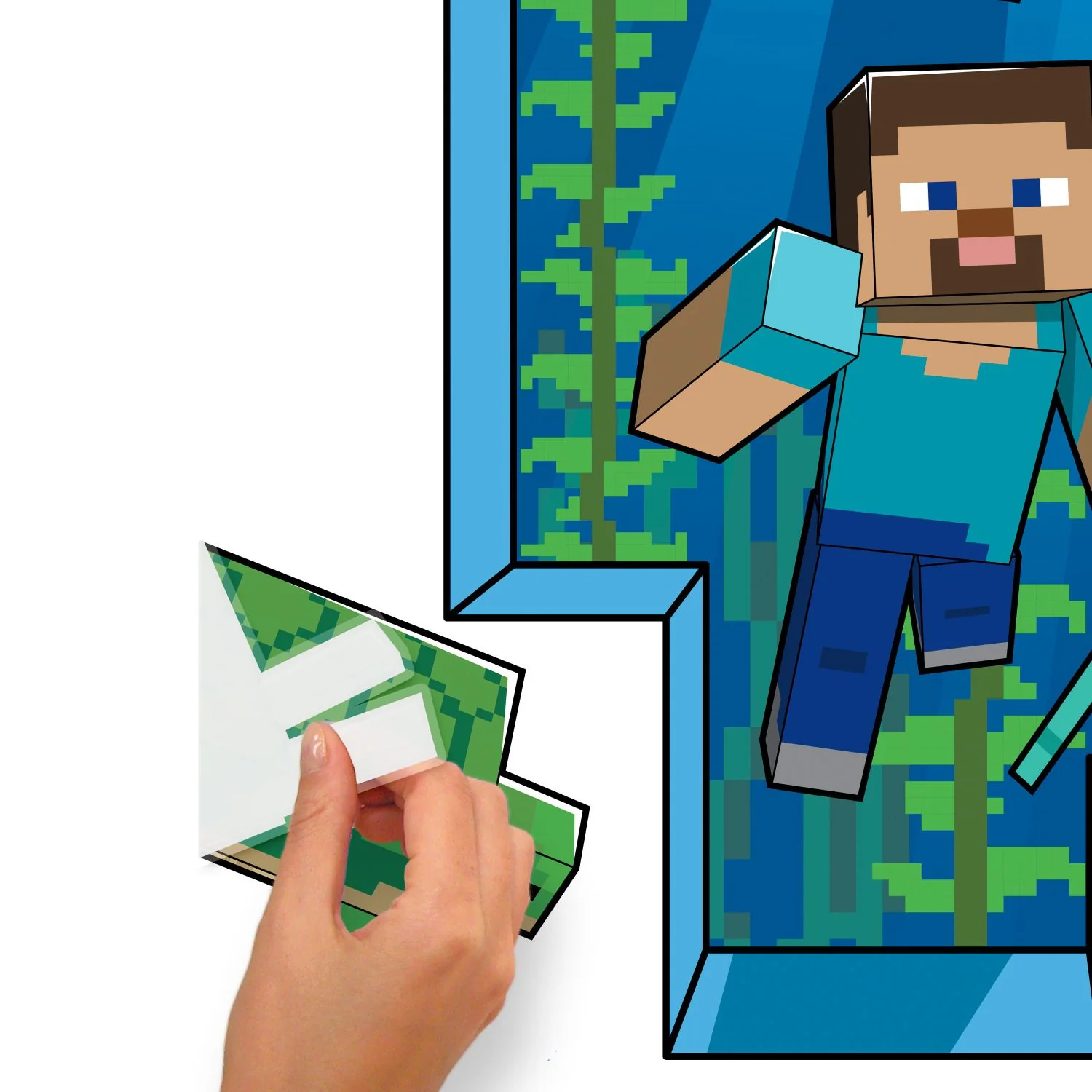 Minecraft Peel & Stick Giant Wall Decal - Image 4