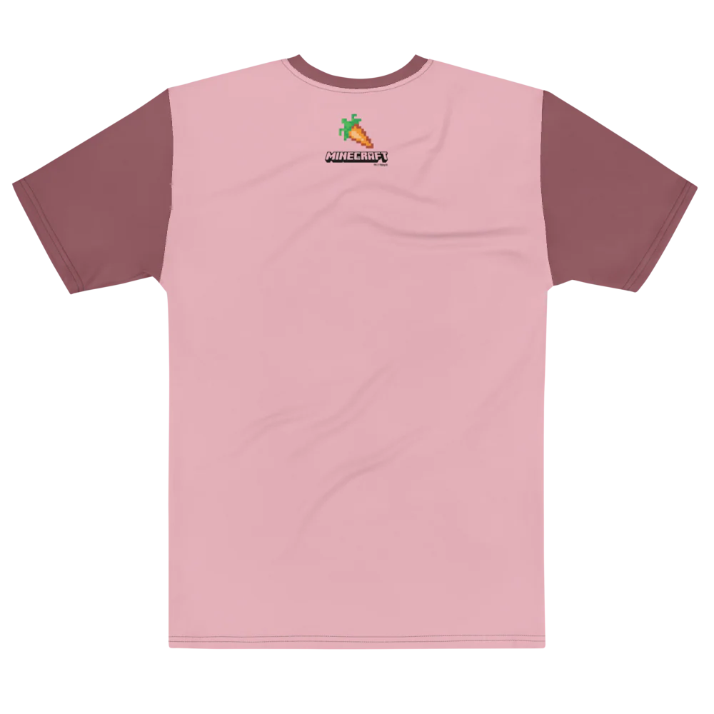 Minecraft Pig Unisex Short Sleeve T-Shirt - Image 3