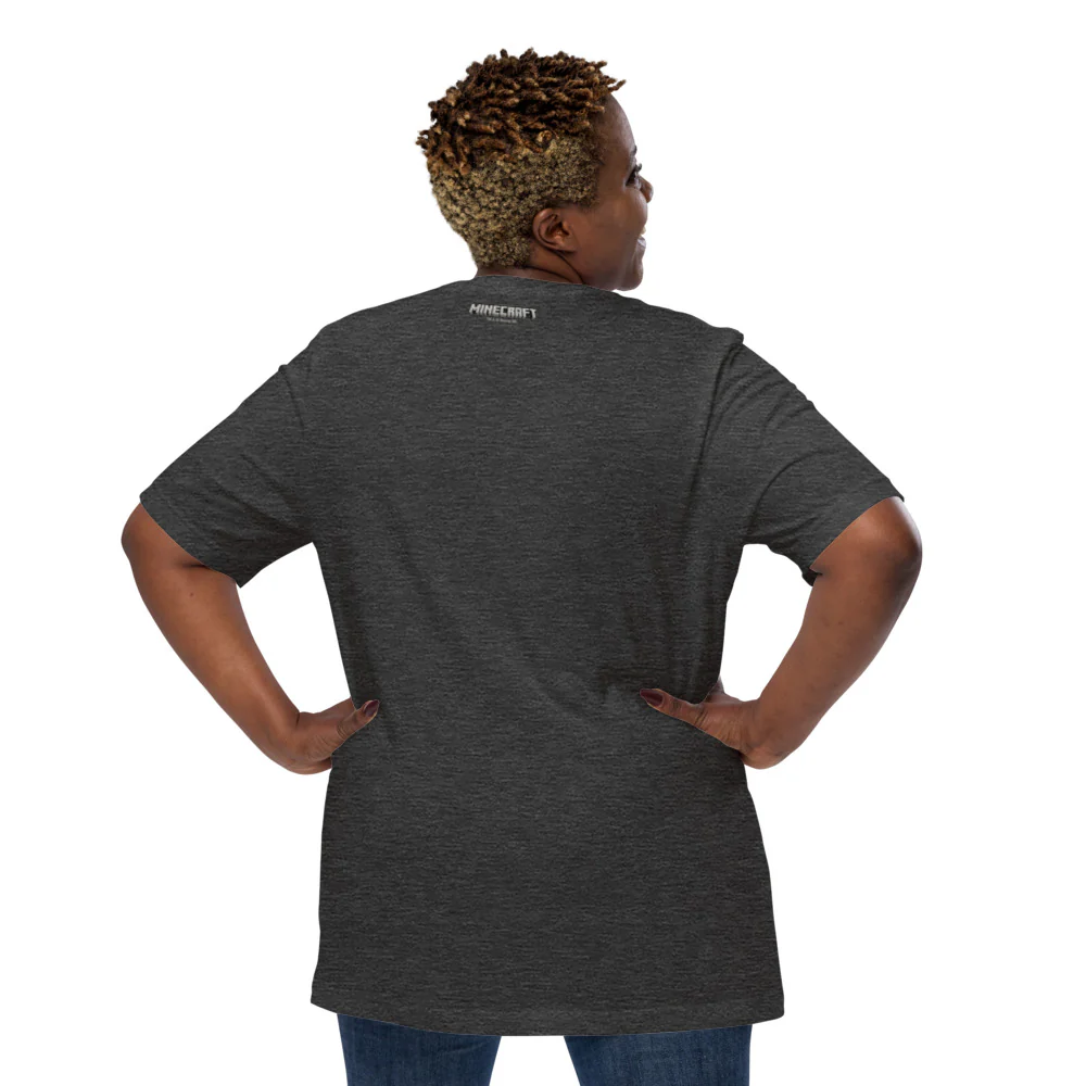 Minecraft Pink Sheep Adult T-Shirt - Image 8