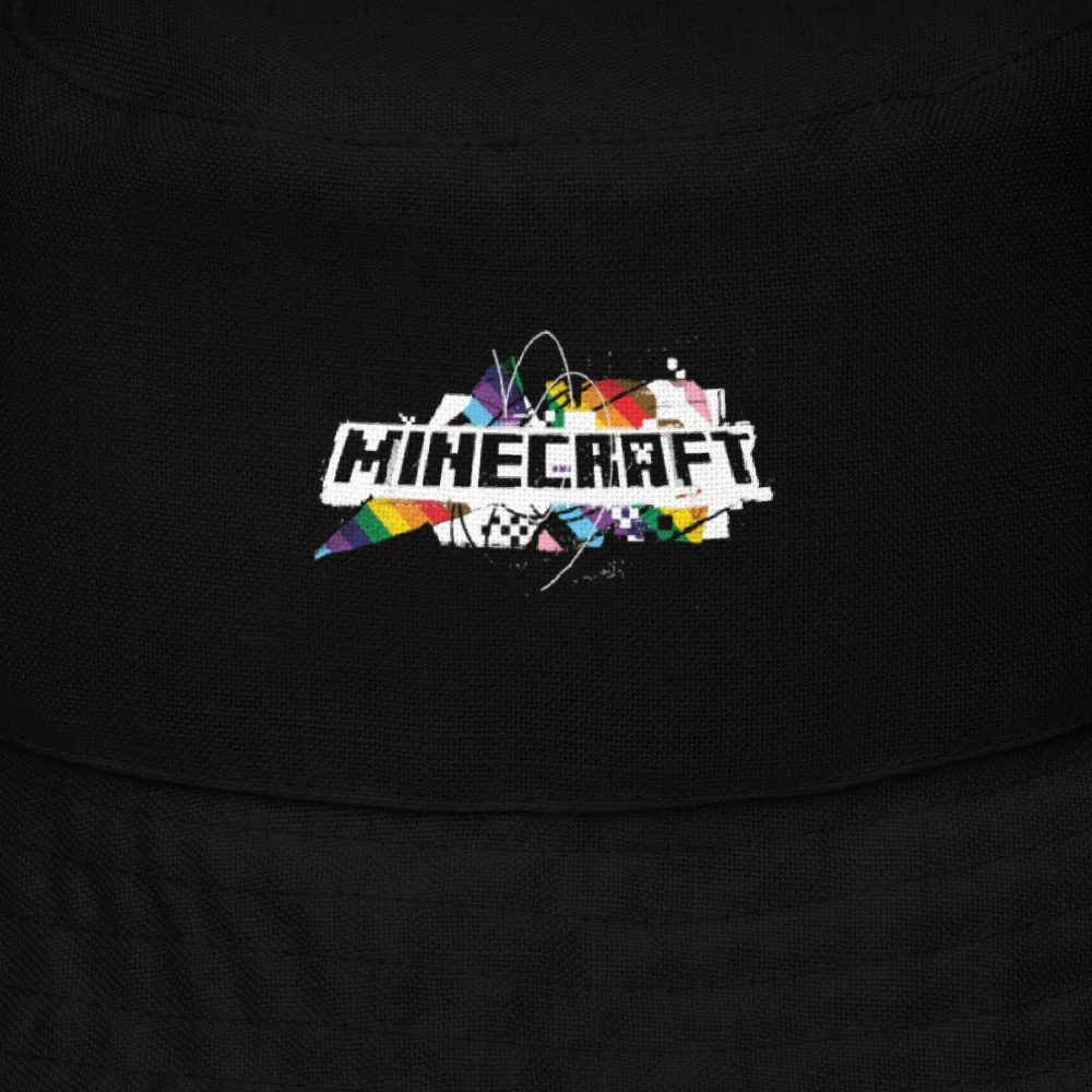 Minecraft Rainbow Reversible Bucket Hat - Image 3