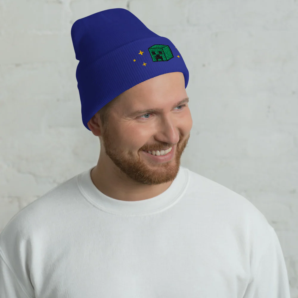 Minecraft Seasons Greetings Cuffed Beanie - Image 5