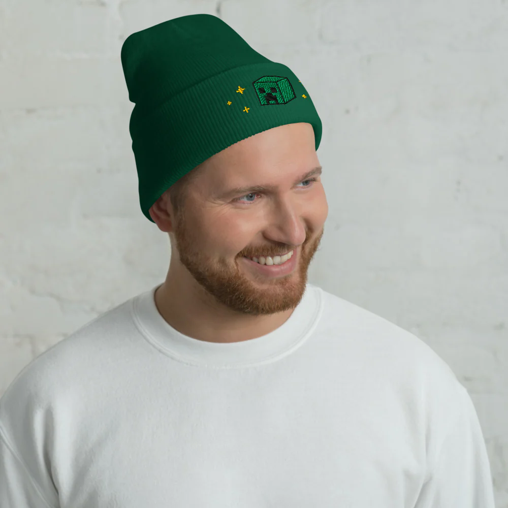 Minecraft Seasons Greetings Cuffed Beanie - Image 8