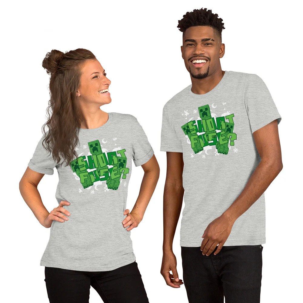 Minecraft Short Fuse Adult T-Shirt - Image 3