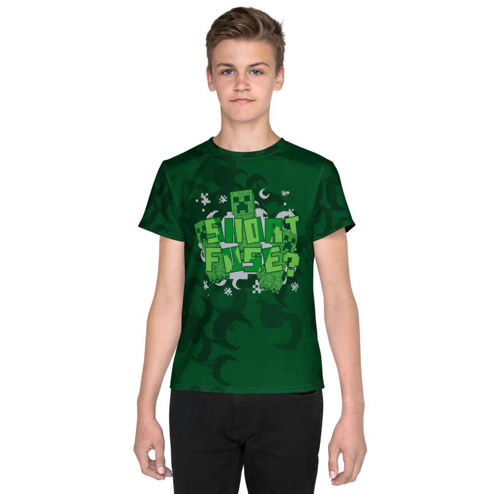 Minecraft Short Fuse? Youth T-Shirt - Image 2