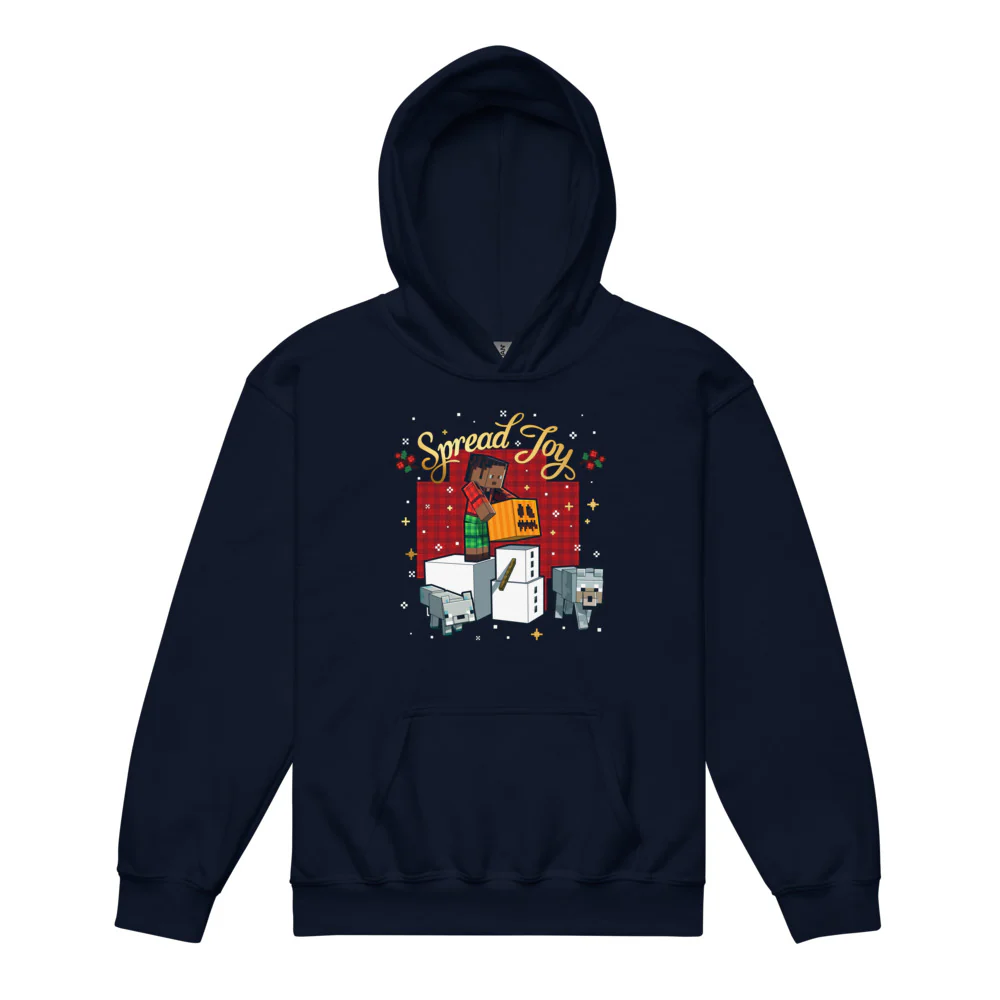 Minecraft Spread Joy Kids Hoodie