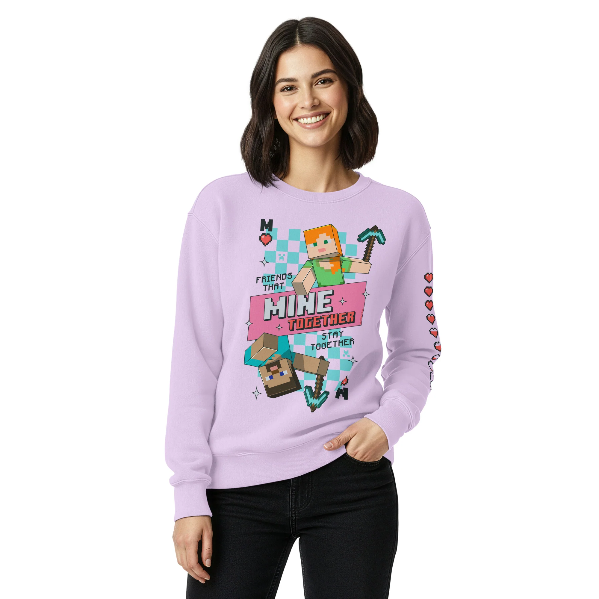 Minecraft Sweatshirt MINE Together Comfort Colors - Image 2