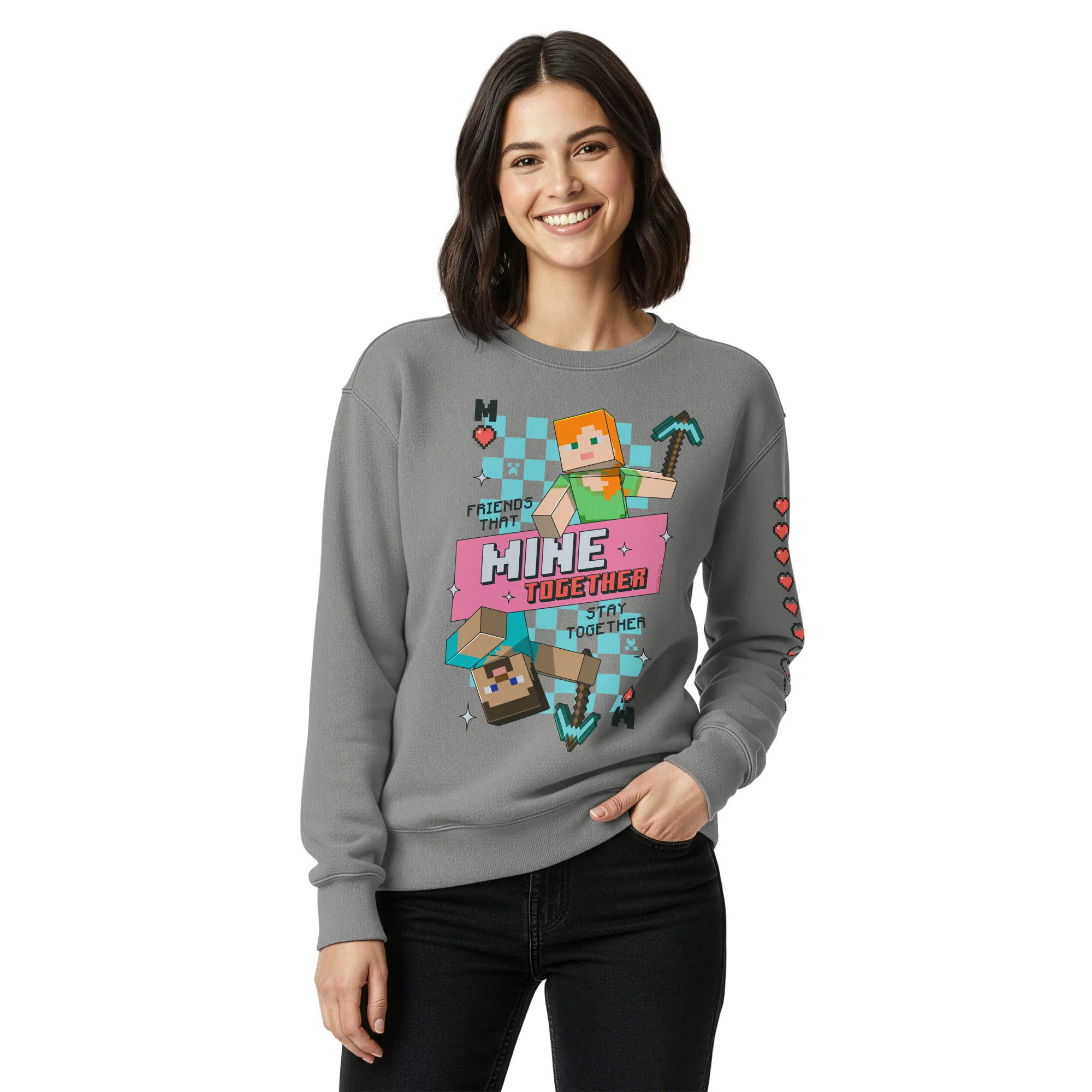 Minecraft Sweatshirt MINE Together Comfort Colors - Image 6