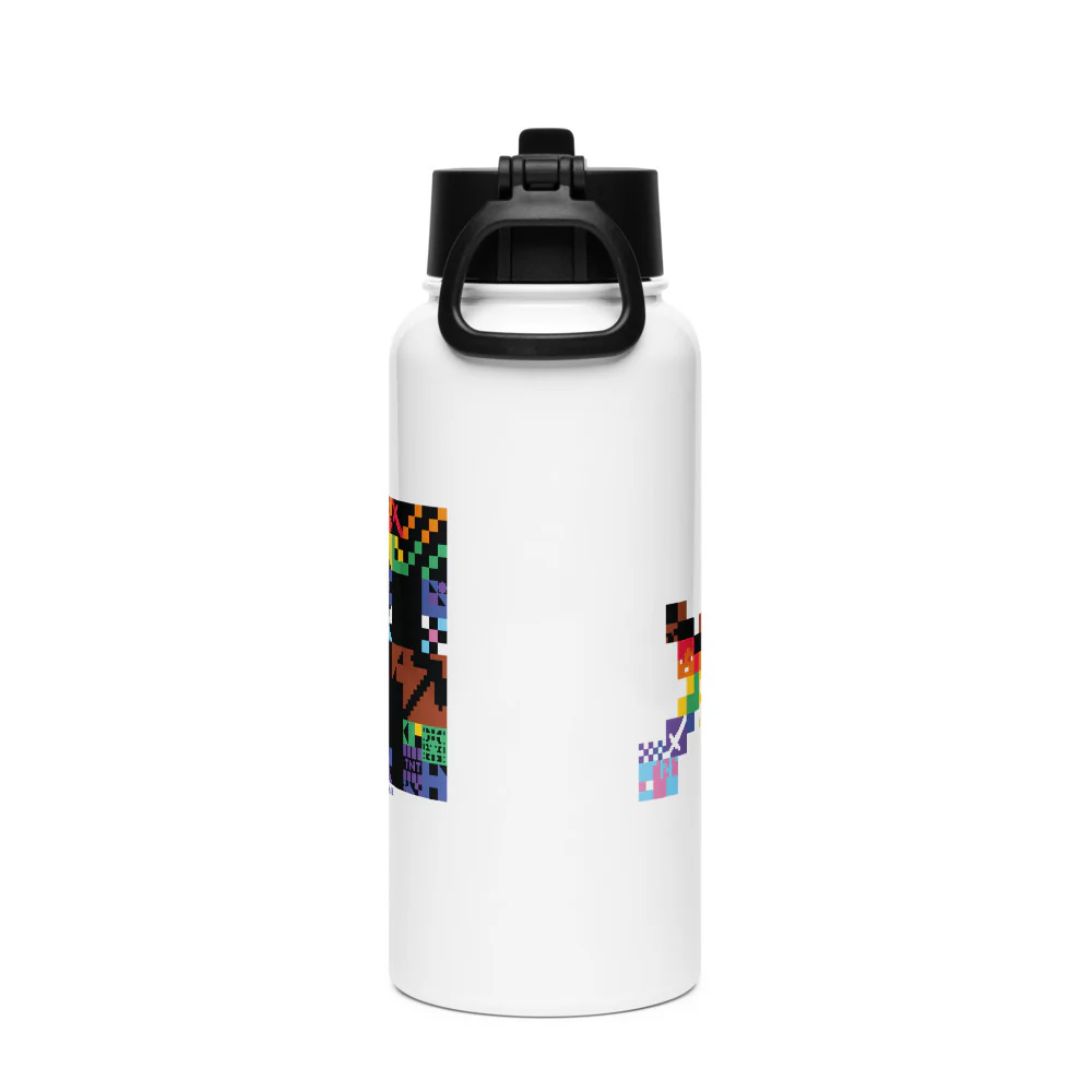 Minecraft Sword Pride Stainless Steel Water Bottle with a Straw Lid - Image 8