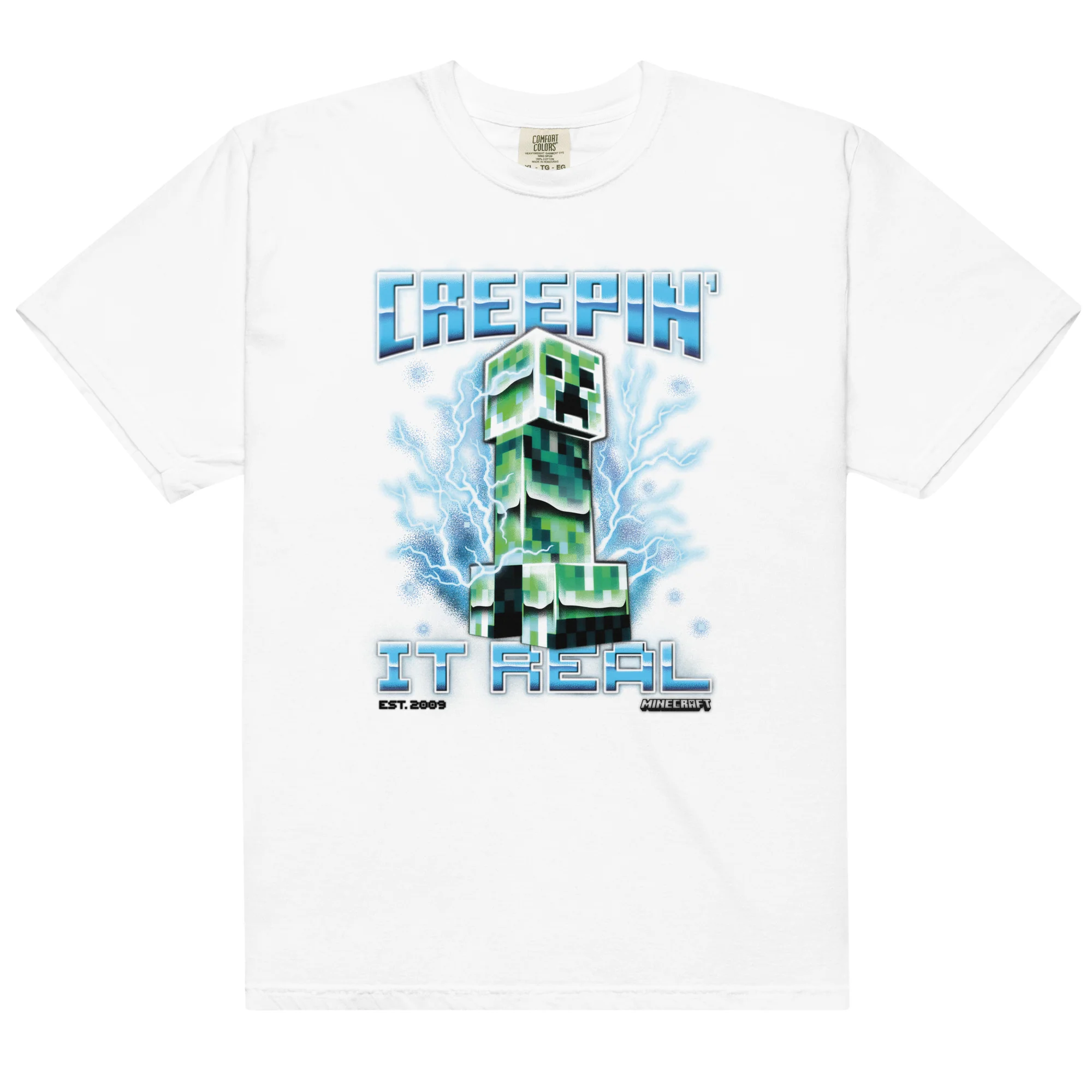 Minecraft T-Shirt Creepin' It Real Comfort Colors - Image 5