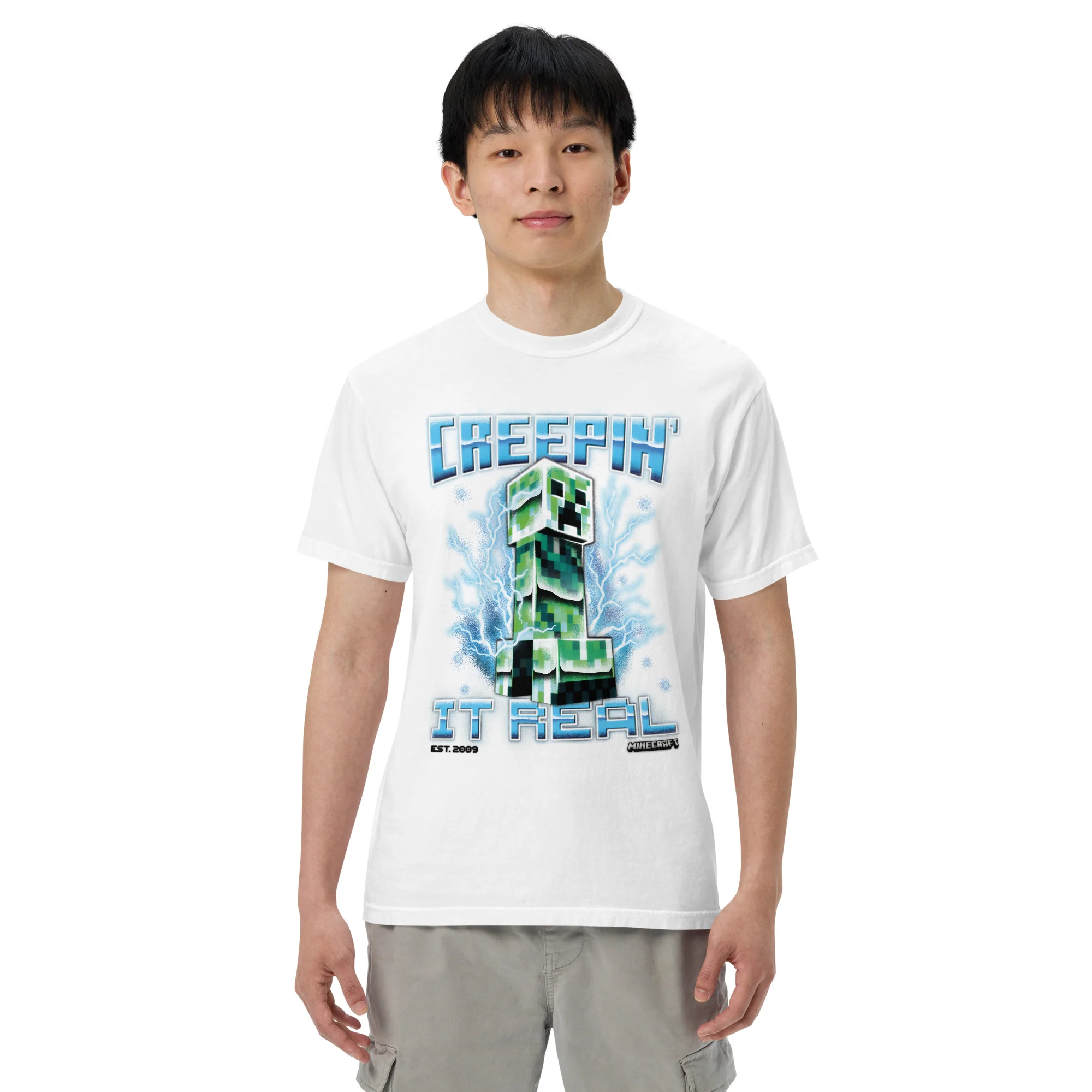 Minecraft T-Shirt Creepin' It Real Comfort Colors - Image 6
