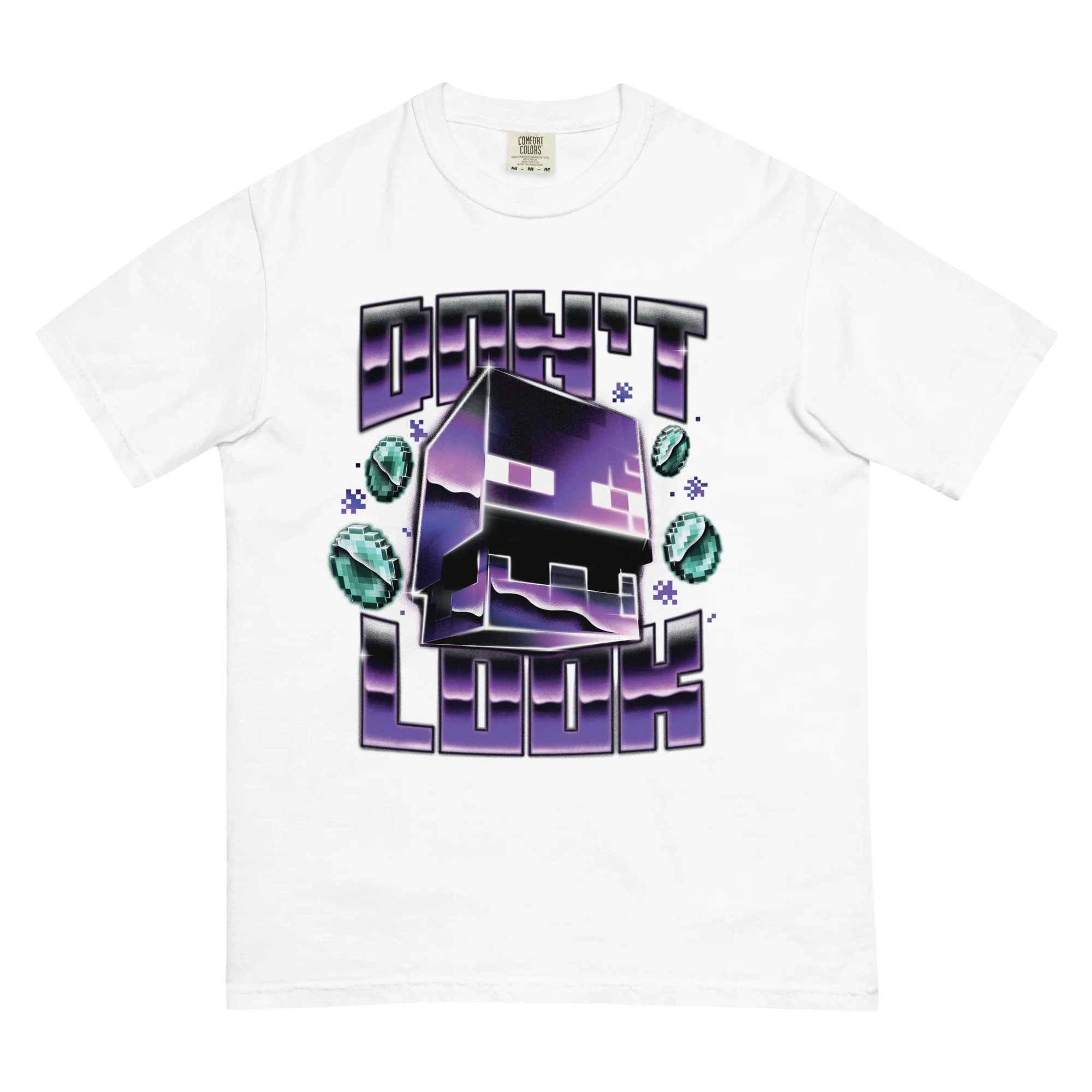 Minecraft T-Shirt Don't Look Comfort Colors - Image 5