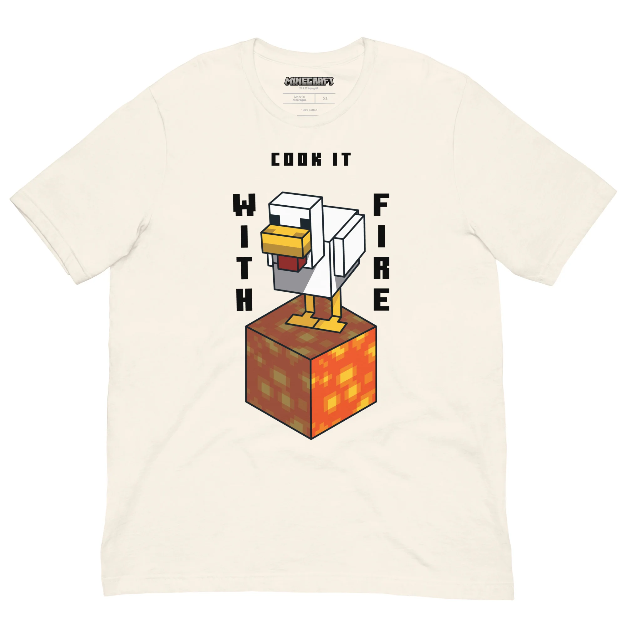 Minecraft T-Shirt Lava Chicken, Cook It - Image 4
